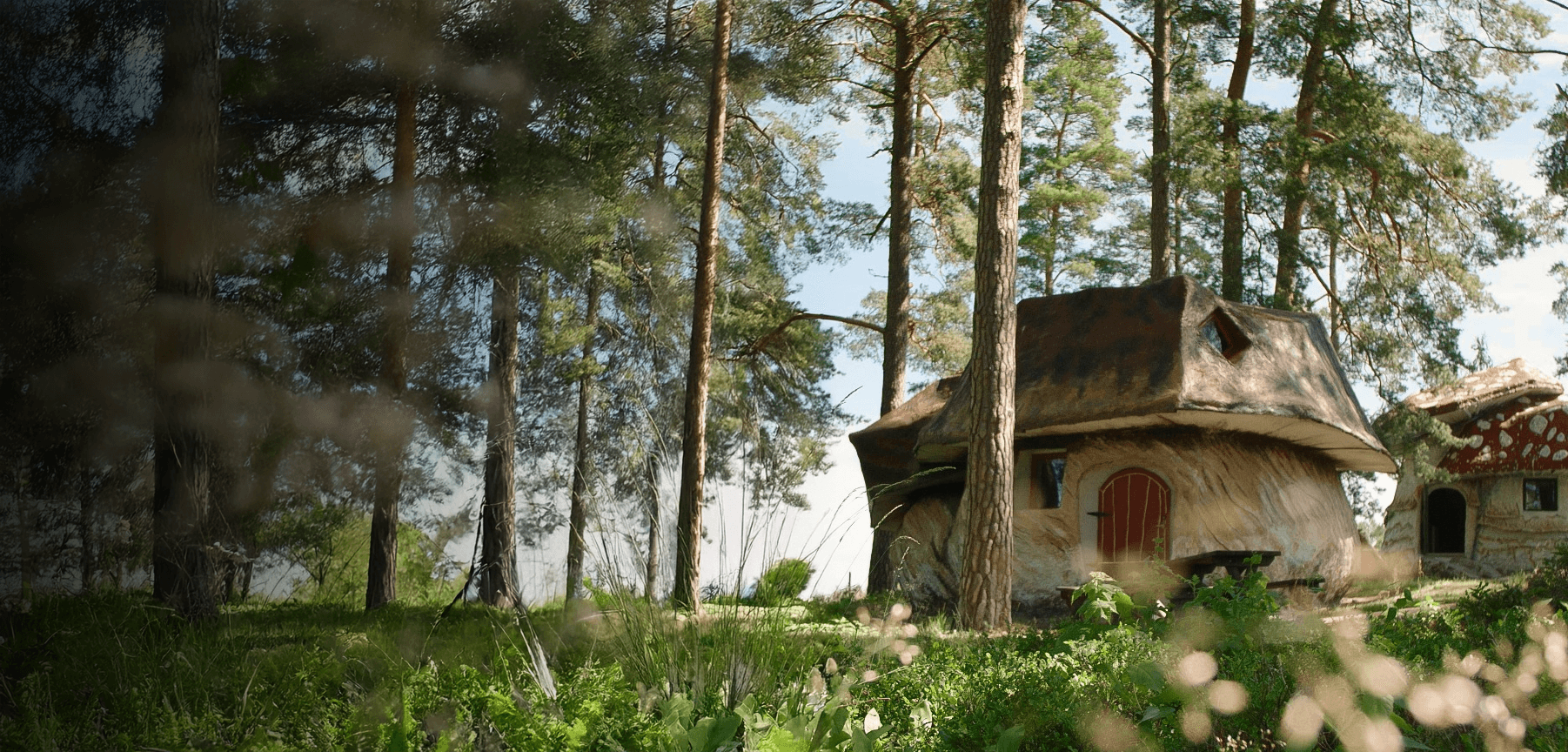 Norrqvarns naturnära boende bland träden